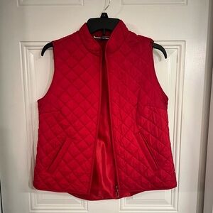 Red Quilted Vest